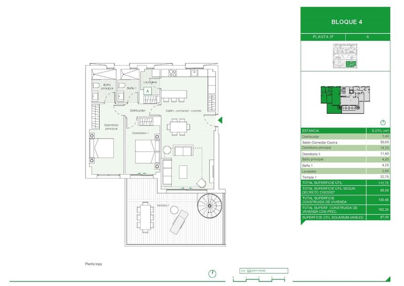 2 Cuarto Apartamento en venta