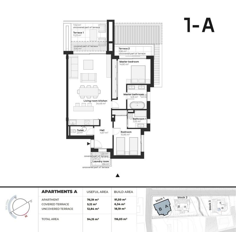 2 Cuarto Apartamento en venta