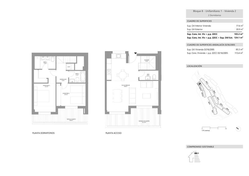 2 Schlafzimmer Stadthaus zu verkaufen