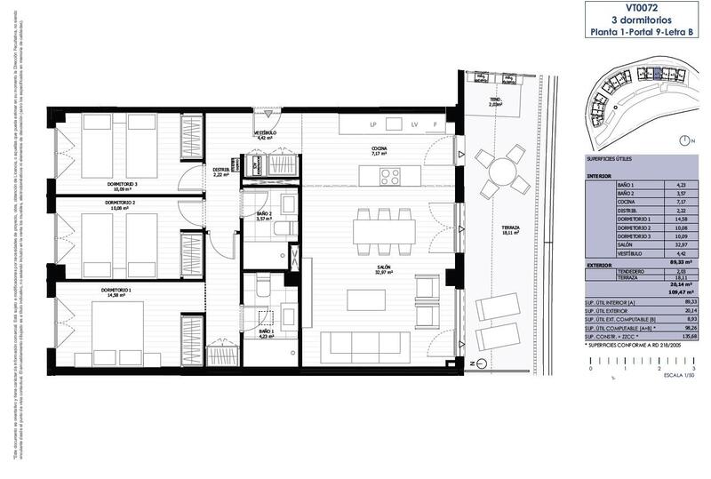 3 Cuarto Apartamento en venta