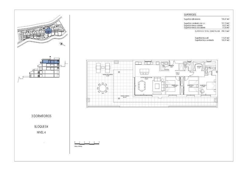 3 slaapkamer Appartement Te koop