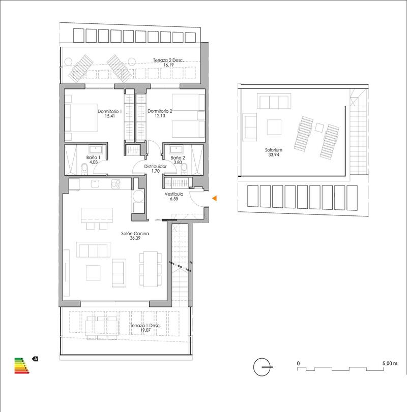 2 Cuarto Apartamento en venta