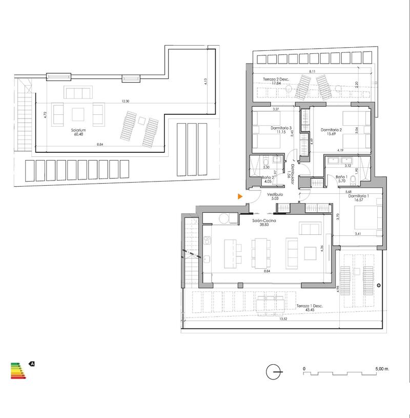 3 Cuarto Apartamento en venta