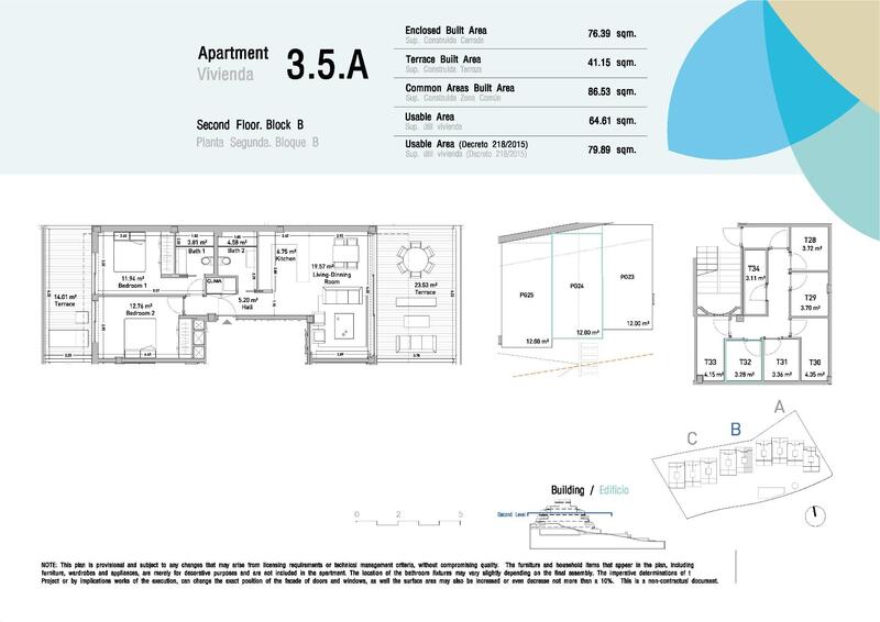 2 Schlafzimmer Appartement zu verkaufen