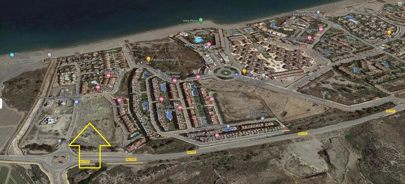 Land til salgs i Vera Playa, Almería