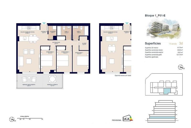 3 Cuarto Apartamento en venta