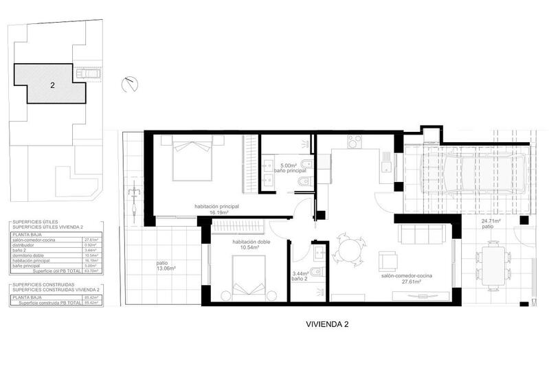 2 Schlafzimmer Stadthaus zu verkaufen