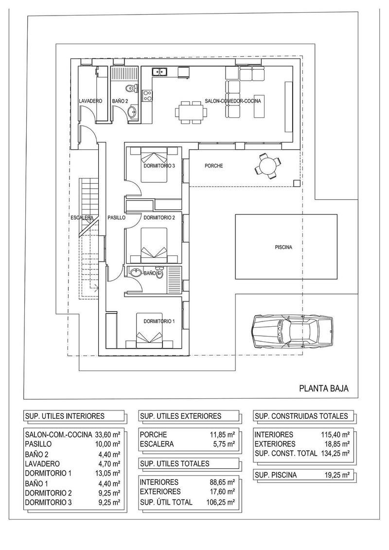 3 Schlafzimmer Villa zu verkaufen