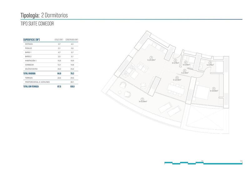 2 chambre Appartement à vendre