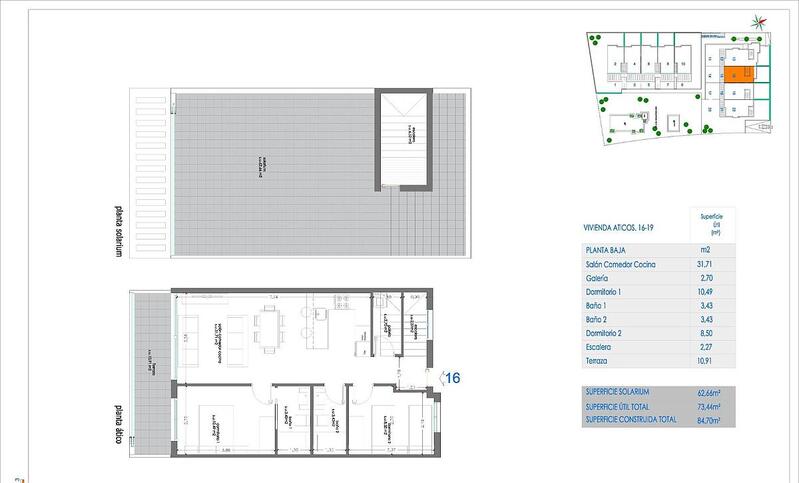 2 Schlafzimmer Appartement zu verkaufen