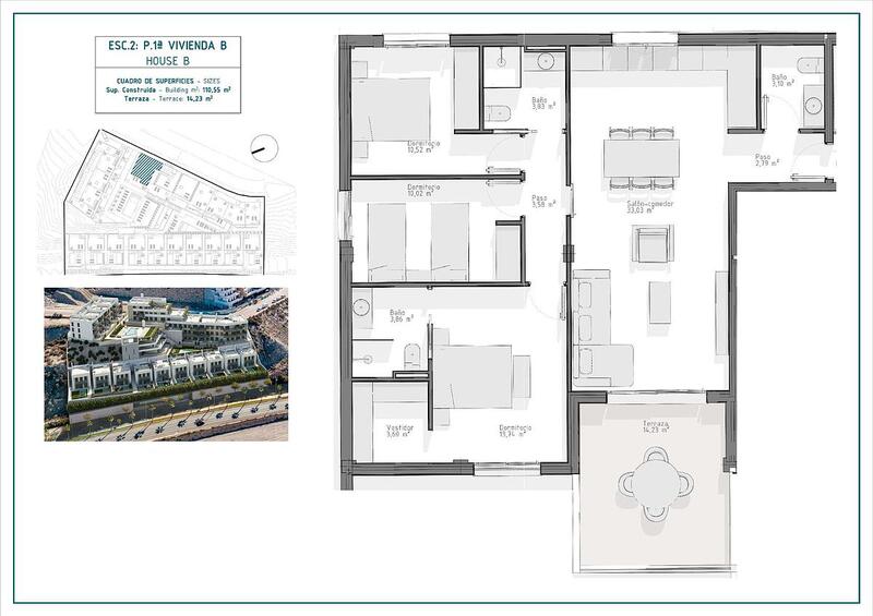 3 Cuarto Apartamento en venta