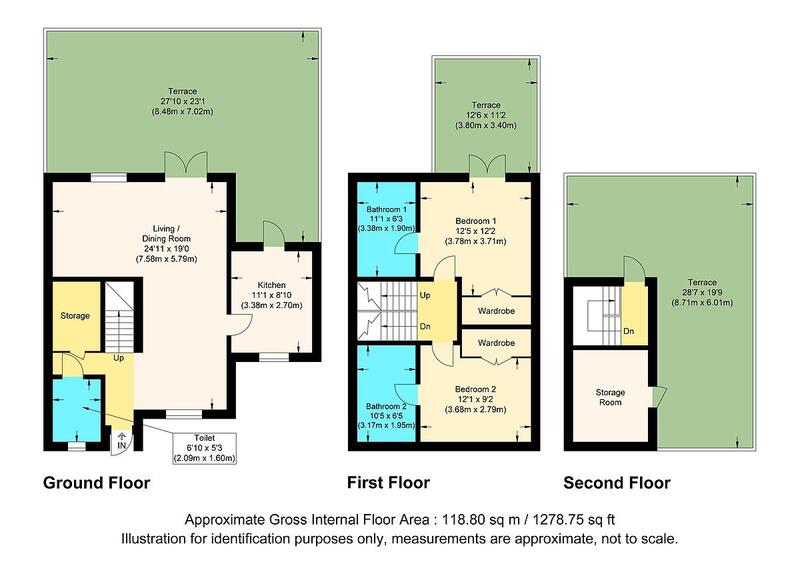 2 Schlafzimmer Stadthaus zu verkaufen