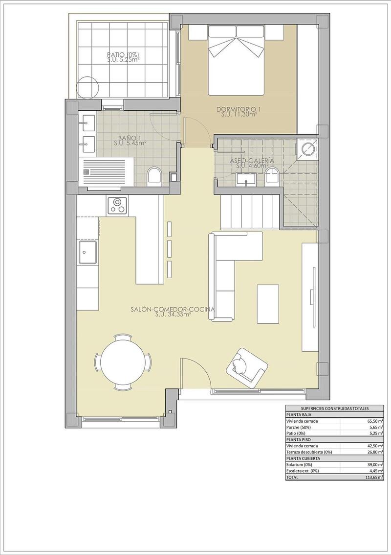 3 Schlafzimmer Stadthaus zu verkaufen