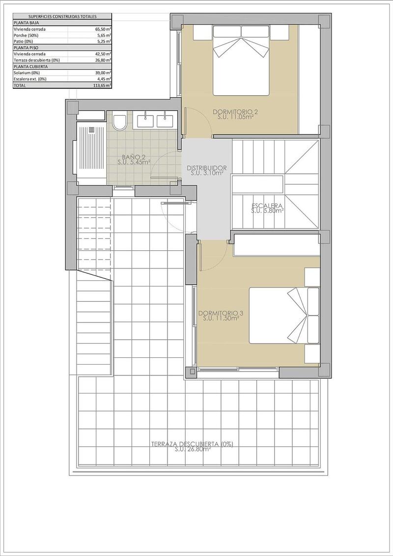 3 Schlafzimmer Stadthaus zu verkaufen