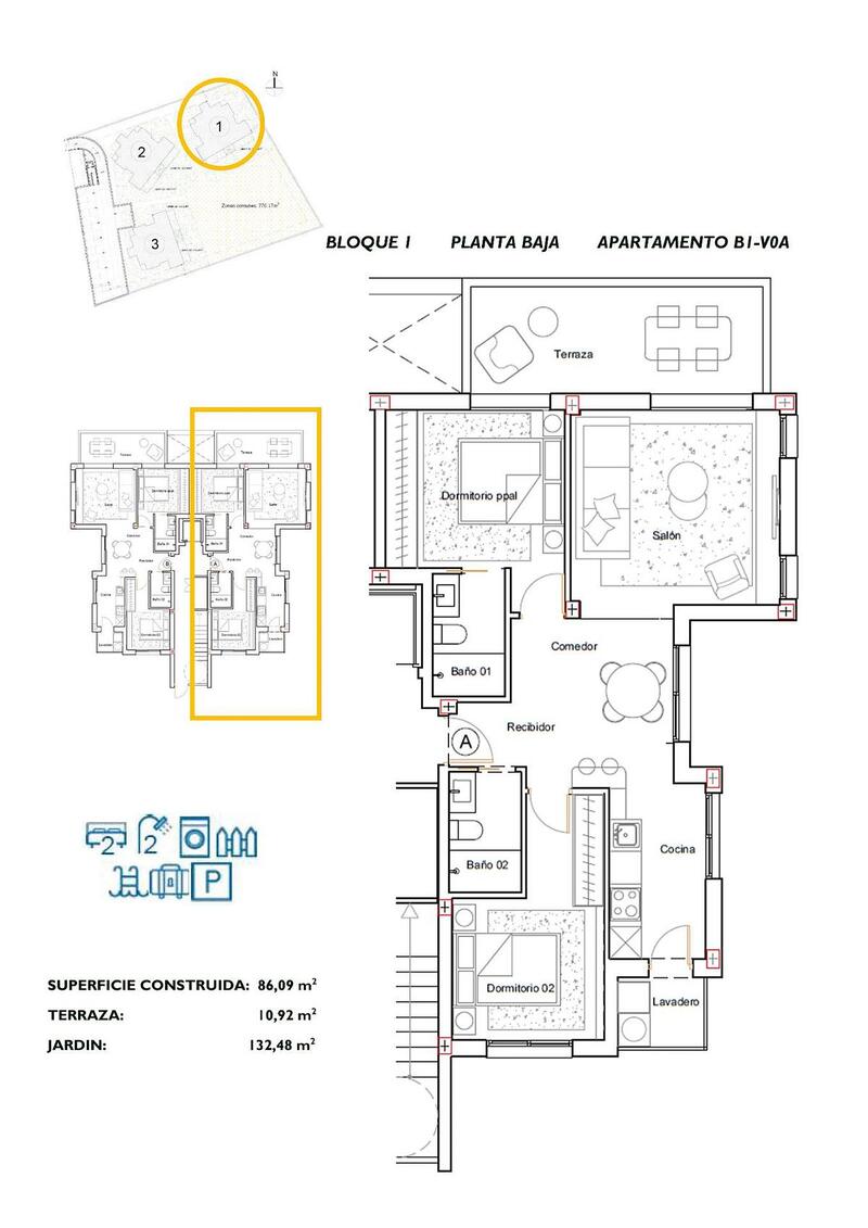 2 Cuarto Apartamento en venta