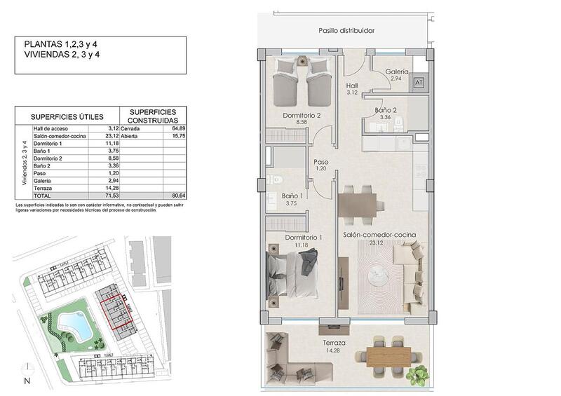 2 chambre Appartement à vendre