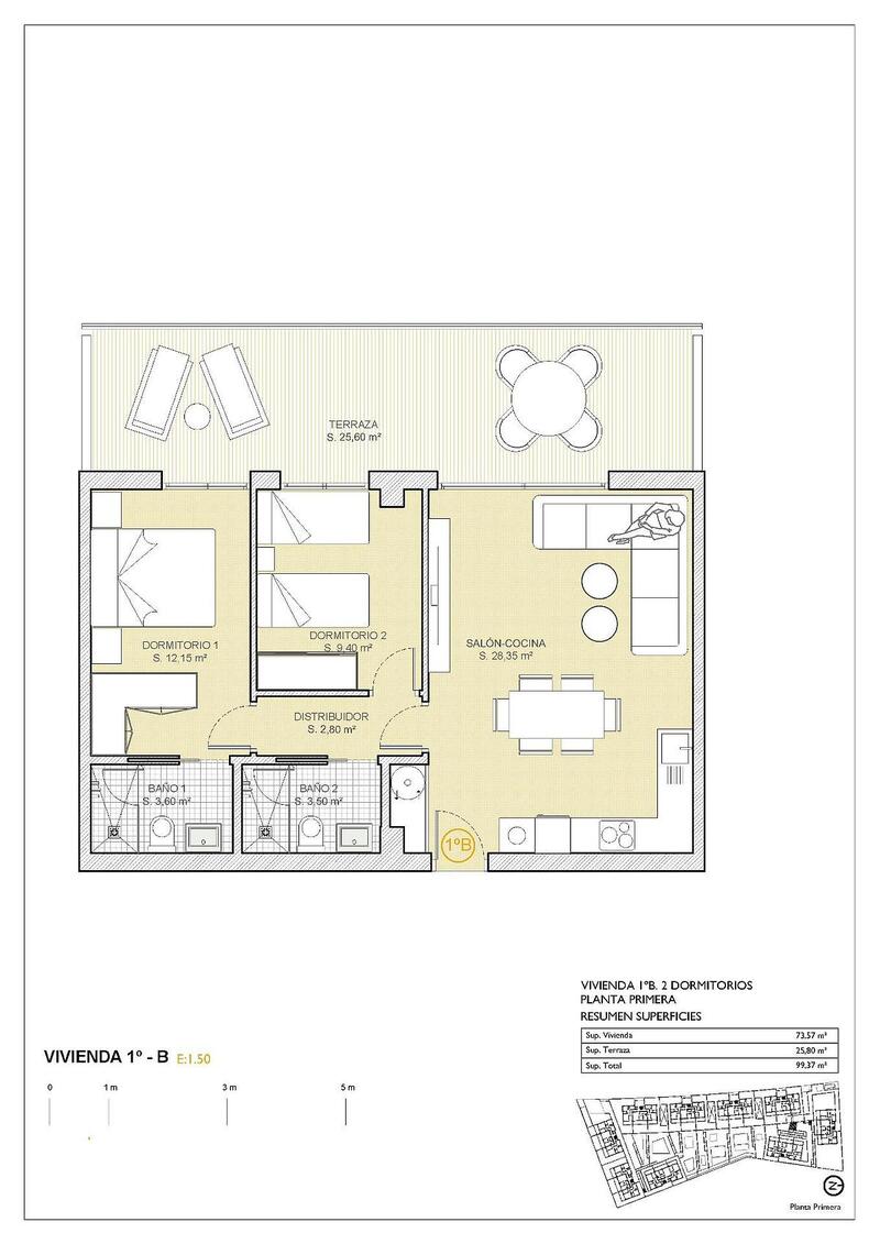 2 Cuarto Apartamento en venta