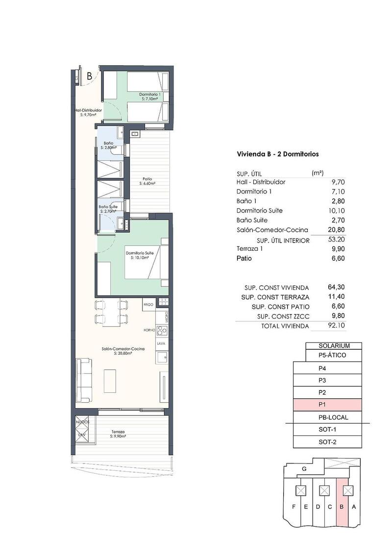 2 Schlafzimmer Appartement zu verkaufen