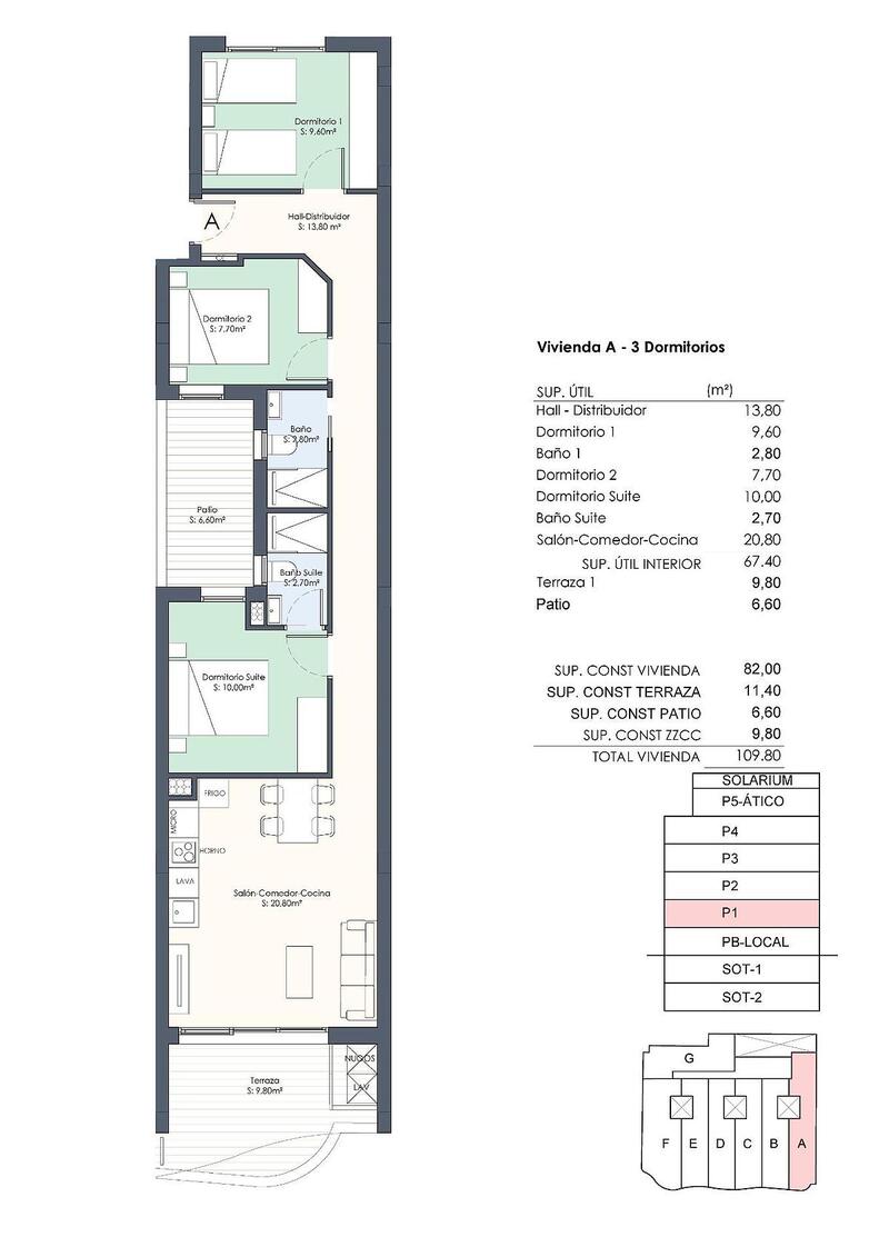 3 Cuarto Apartamento en venta