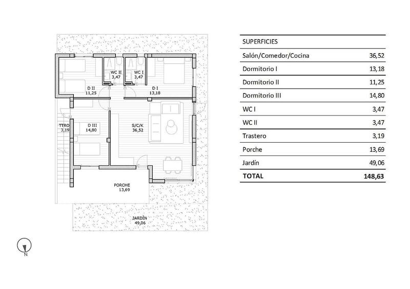 3 Schlafzimmer Stadthaus zu verkaufen