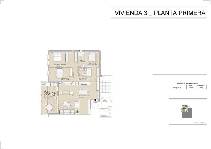 3 Cuarto Apartamento en venta