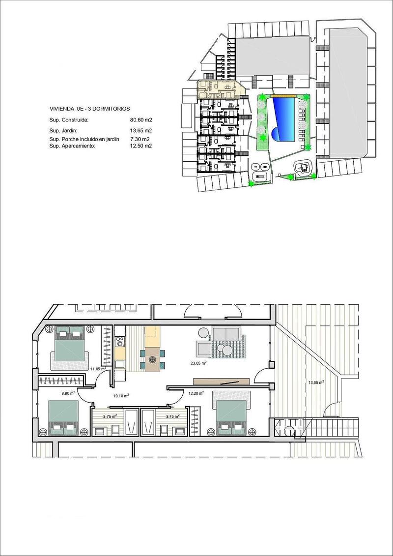 3 Schlafzimmer Stadthaus zu verkaufen