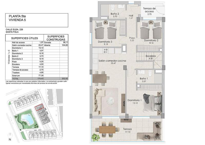 3 Cuarto Apartamento en venta