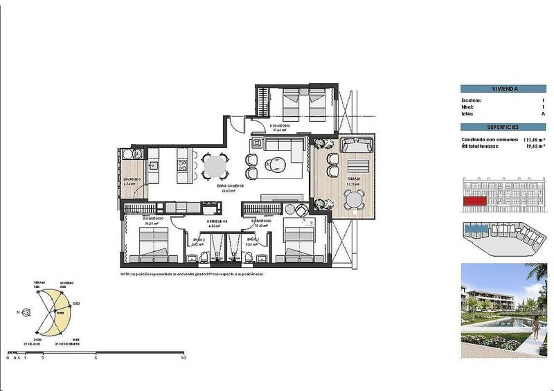 3 Cuarto Apartamento en venta