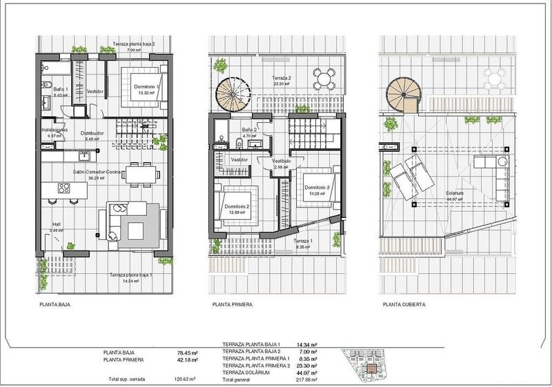 3 Schlafzimmer Stadthaus zu verkaufen