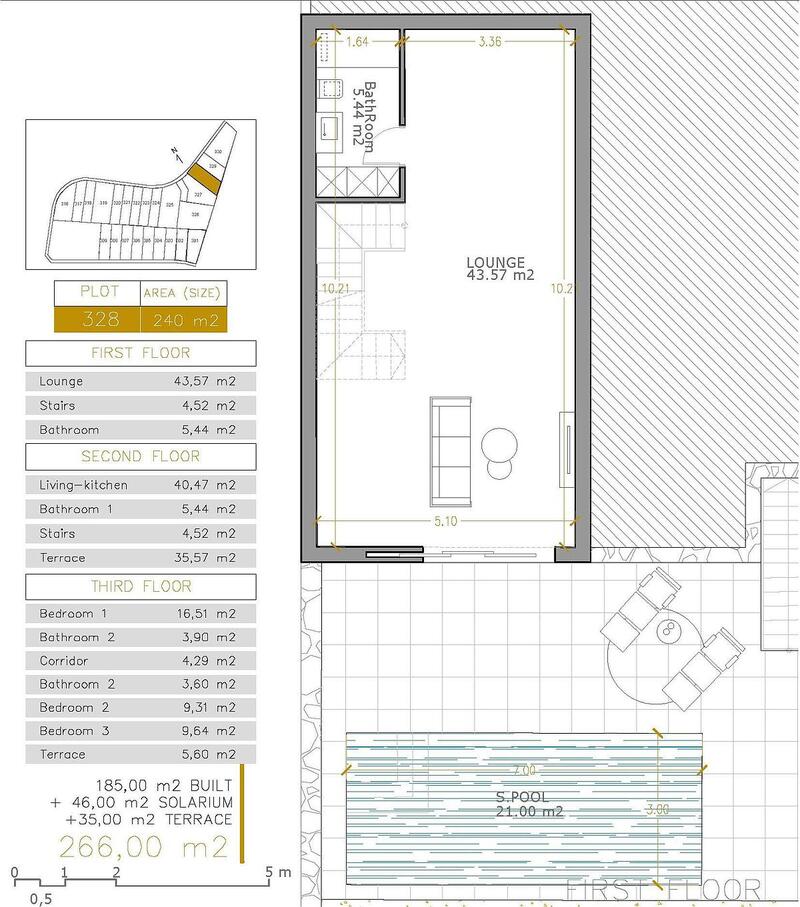 3 chambre Villa à vendre