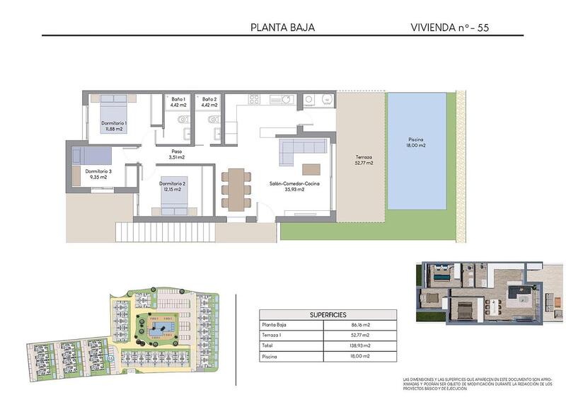 3 Schlafzimmer Stadthaus zu verkaufen