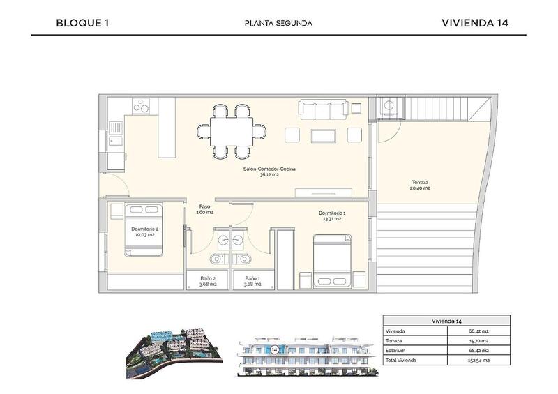 2 Cuarto Apartamento en venta