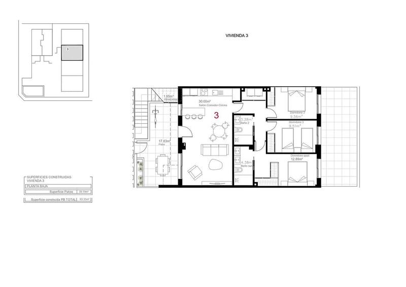 3 Schlafzimmer Stadthaus zu verkaufen