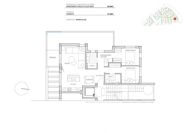 2 Cuarto Apartamento en venta