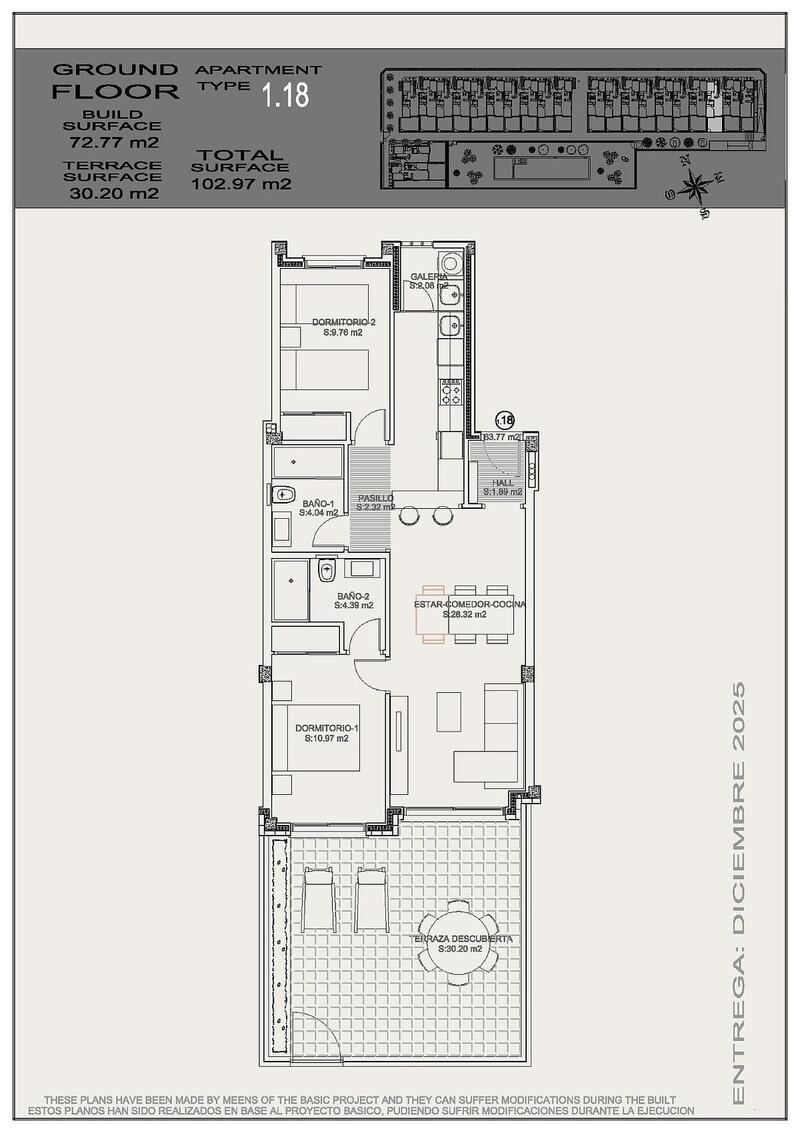 2 Schlafzimmer Stadthaus zu verkaufen