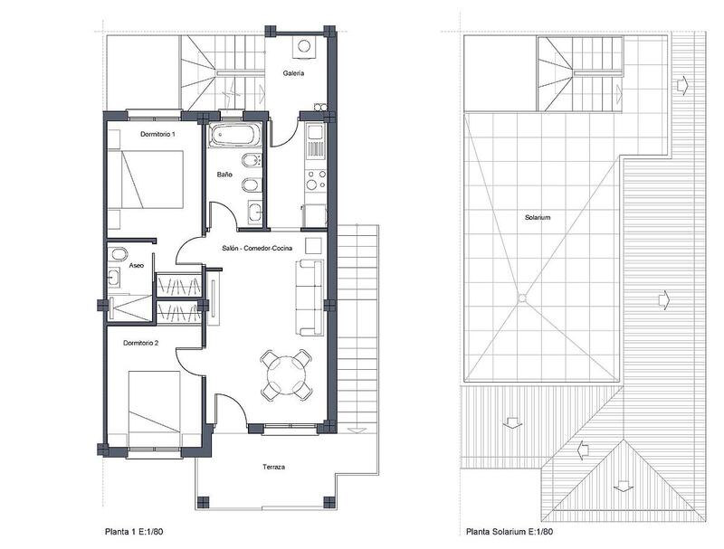 2 slaapkamer Gezinswoning Te koop