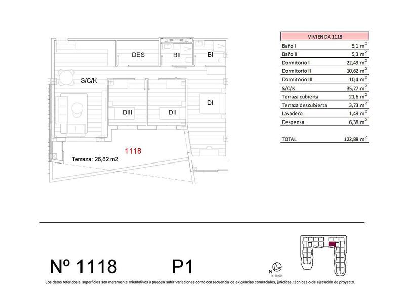 3 chambre Appartement à vendre