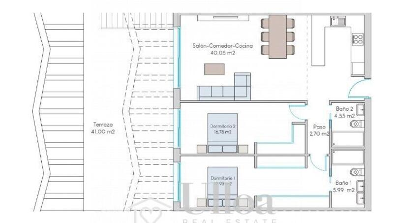 2 Schlafzimmer Villa zu verkaufen