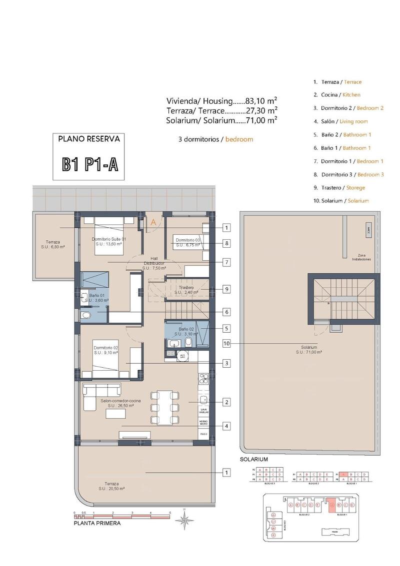 3 Cuarto Apartamento en venta