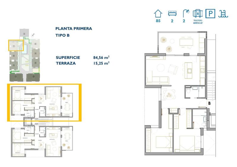 2 Cuarto Apartamento en venta