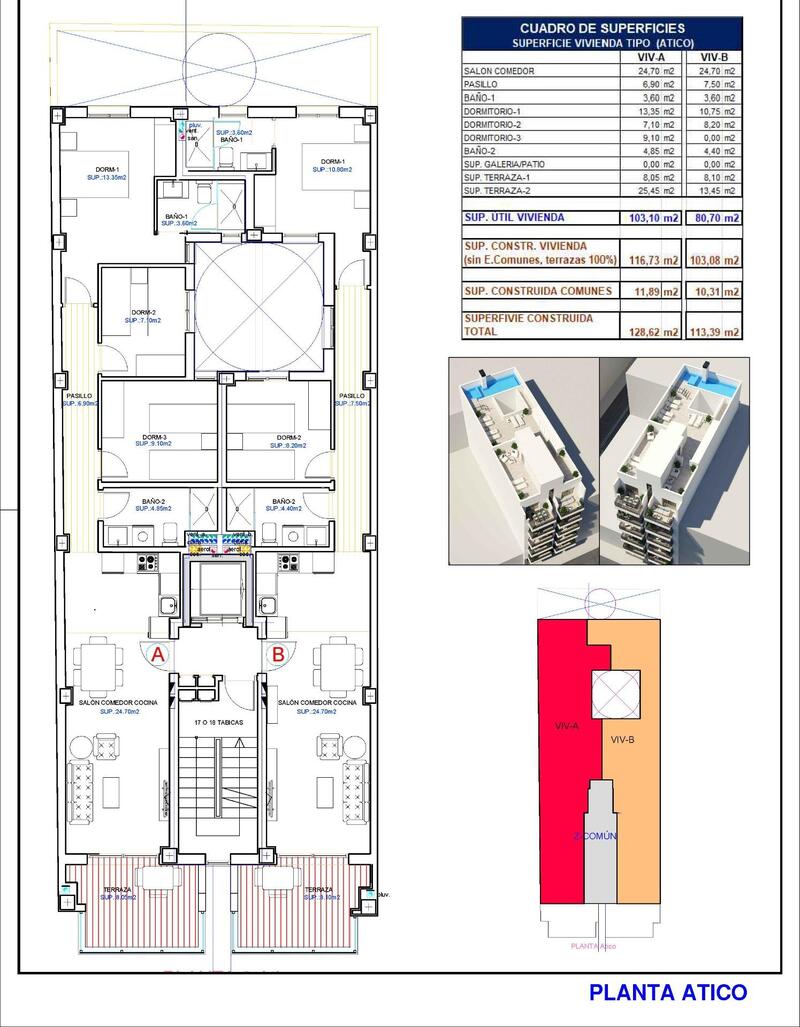 3 Cuarto Apartamento en venta