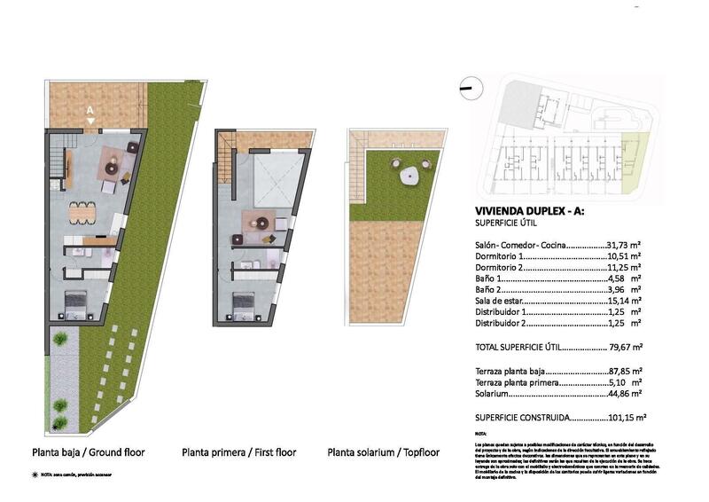 3 Schlafzimmer Stadthaus zu verkaufen