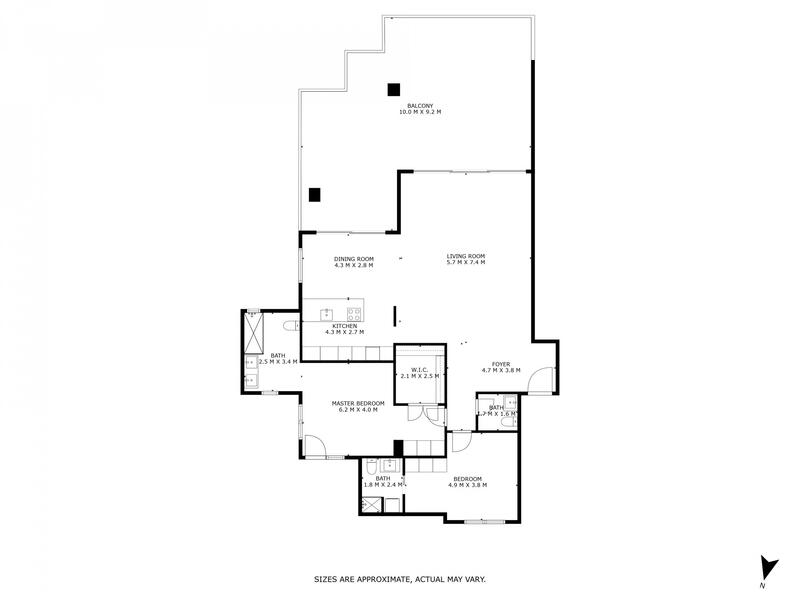 2 Cuarto Apartamento en venta