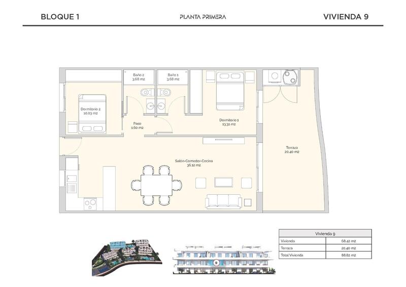 2 Cuarto Apartamento en venta