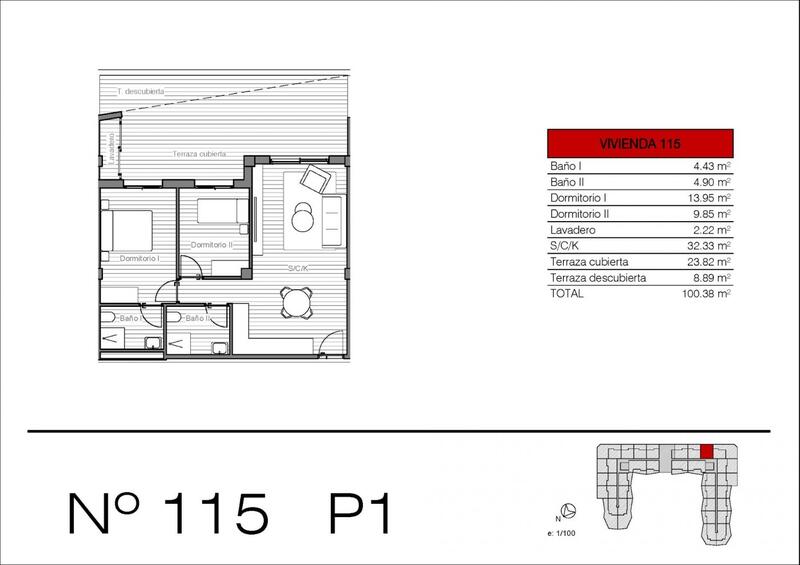 2 slaapkamer Appartement Te koop