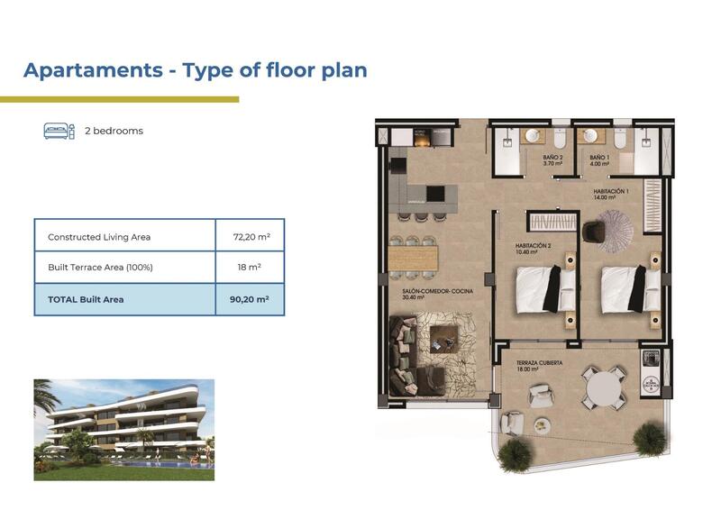 2 bedroom Apartment for sale