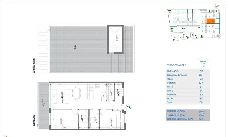 2 chambre Appartement à vendre