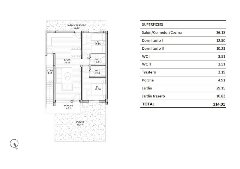 2 bedroom Villa for sale