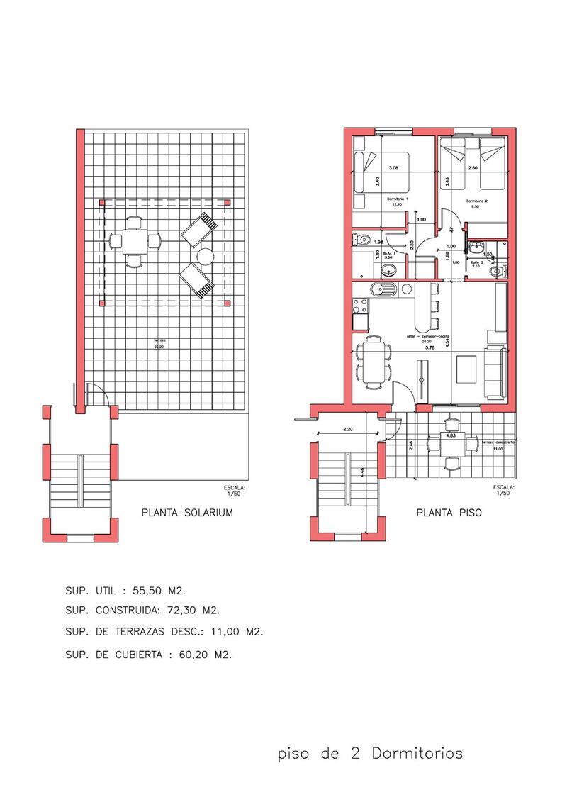 2 chambre Villa à vendre