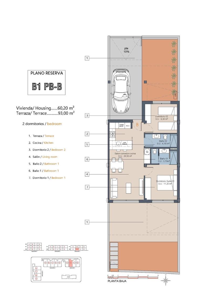 2 chambre Appartement à vendre